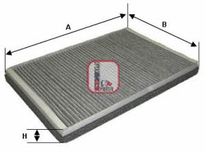 Sofima S 4123 CA Activated Carbon Cabin Filter S4123CA