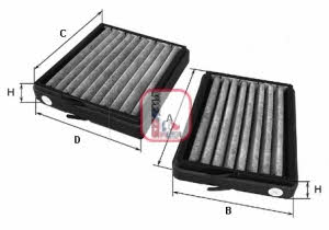 Sofima S 4130 CA Activated Carbon Cabin Filter S4130CA
