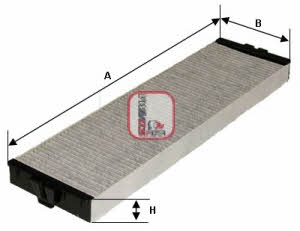 Sofima S 4157 CA Activated Carbon Cabin Filter S4157CA