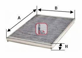 Sofima S 4161 CA Activated Carbon Cabin Filter S4161CA