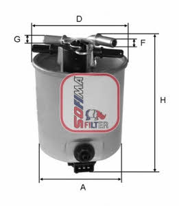 Sofima S 5393 GC Fuel filter S5393GC