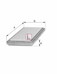 S5830A Sofima Air filter