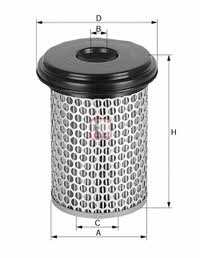 Sofima S 6370 A Air filter S6370A