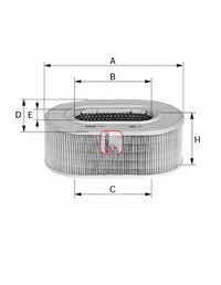 Sofima S 7604 A Air filter S7604A