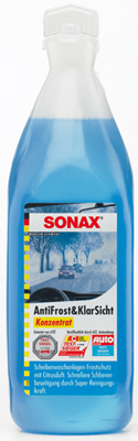 Sonax 332 100 Winter windshield washer fluid, concentrate, -70°C, Lemon, 0,25l 332100