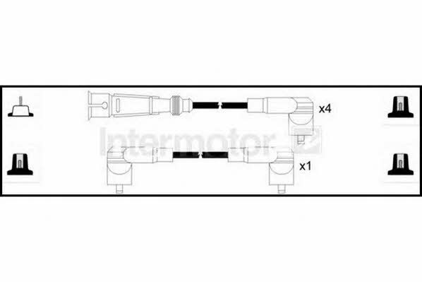 Standard 73122 Ignition cable kit 73122