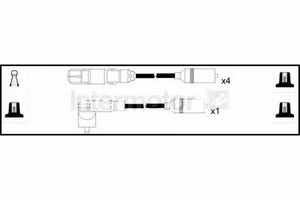 Standard 73704 Ignition cable kit 73704