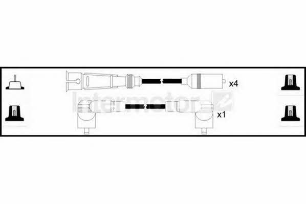 Standard 73888 Ignition cable kit 73888