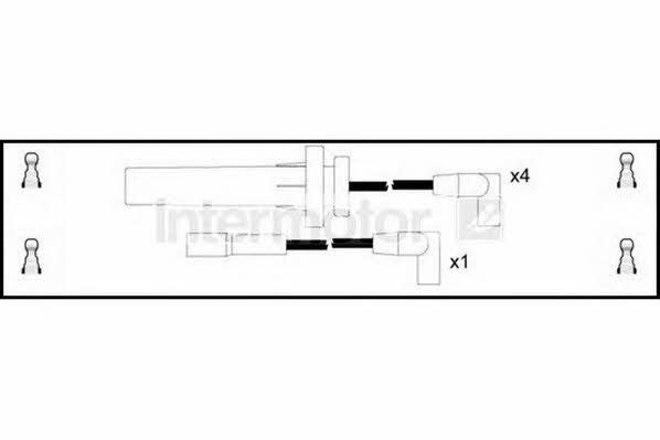 Standard 76009 Ignition cable kit 76009