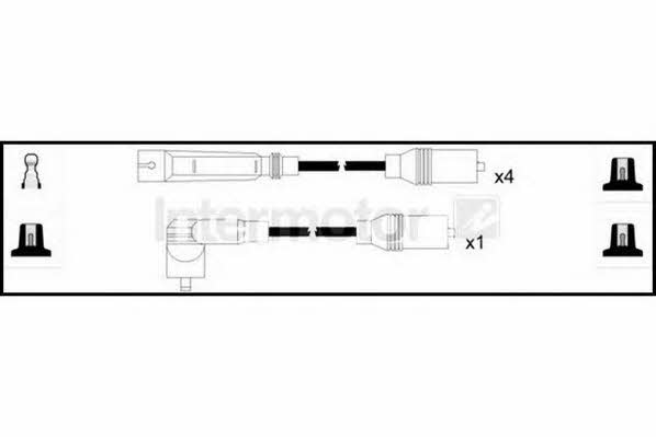 Standard 76303 Ignition cable kit 76303