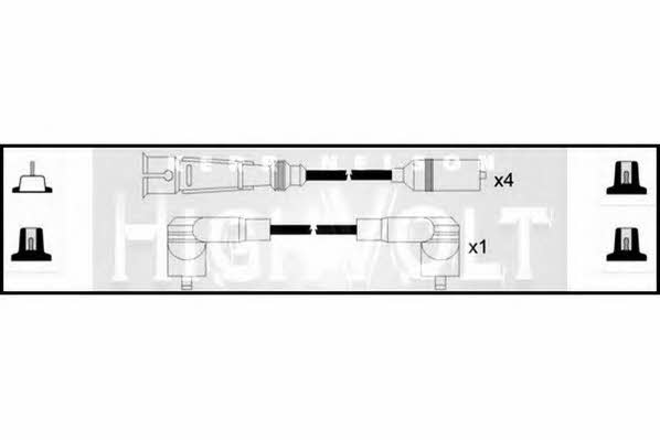 Standard OEF673 Ignition cable kit OEF673