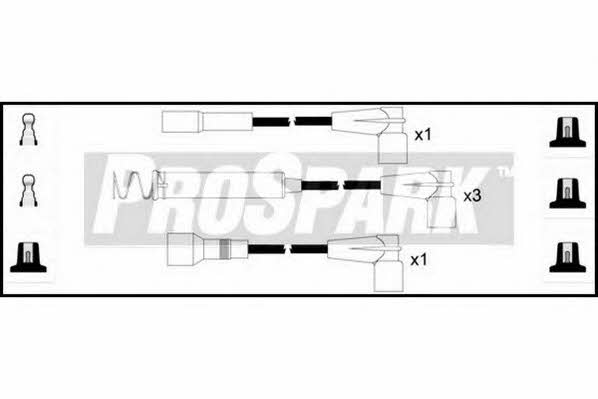 Standard OES101 Ignition lead set OES101 OES101 Standard Ignition lead set