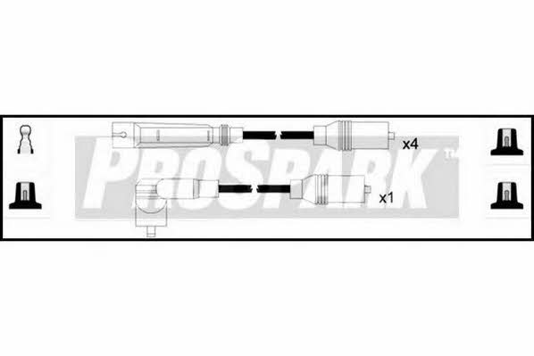 Standard OES1267 Ignition cable kit OES1267