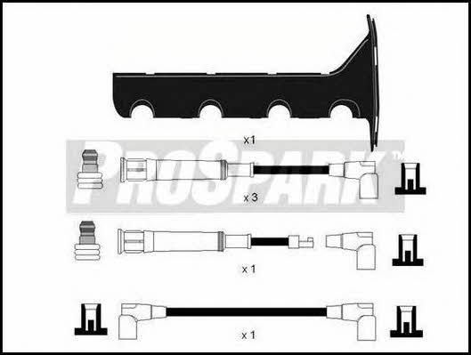 Standard OES806T Ignition cable kit OES806T