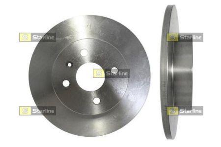 Rear brake disc, non-ventilated StarLine PB 1601