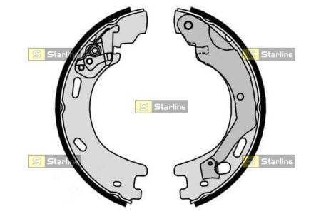 StarLine BC 09570 Parking brake shoes BC09570