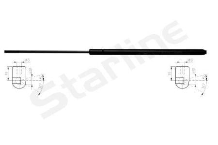 StarLine 20.47.800 Gas Spring, boot-/cargo area 2047800