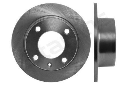 StarLine PB 1296 Rear brake disc, non-ventilated PB1296