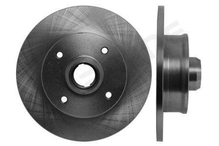 StarLine PB 3121 Rear brake disc, non-ventilated PB3121