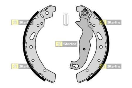 StarLine BC 09300 Brake shoe set BC09300