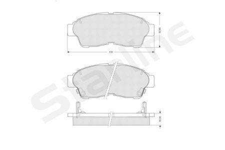 StarLine BD S094 Brake Pad Set, disc brake BDS094