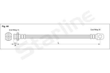 StarLine HA BH.1240 Brake Hose HABH1240