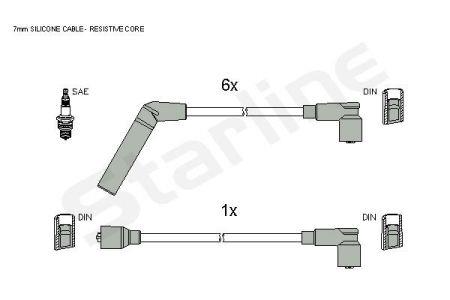 StarLine ZK 5262 Ignition cable kit ZK5262