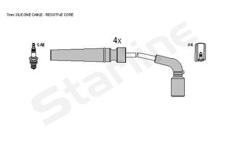 StarLine ZK 7022 Ignition cable kit ZK7022