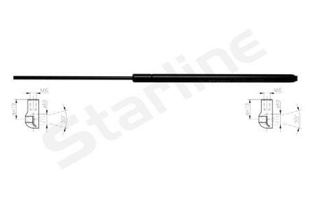 Tailgate strut StarLine 44.30.800