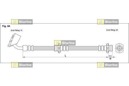 StarLine HA BH.1207 Brake Hose HABH1207