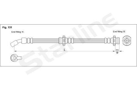 StarLine HA BH.1263 Brake Hose HABH1263