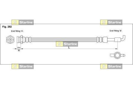 StarLine HA ST.1091 Brake Hose HAST1091