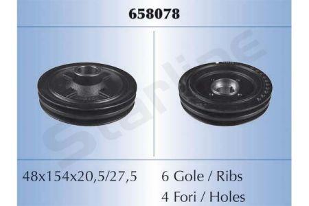 StarLine RS 658078 Crankshaft pulley RS658078