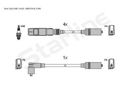 StarLine ZK 0562 Ignition cable kit ZK0562
