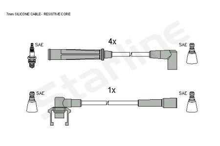 StarLine ZK 3124 Ignition cable kit ZK3124