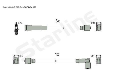 StarLine ZK 3164 Ignition cable kit ZK3164