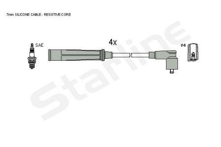 StarLine ZK 7884 Ignition cable kit ZK7884