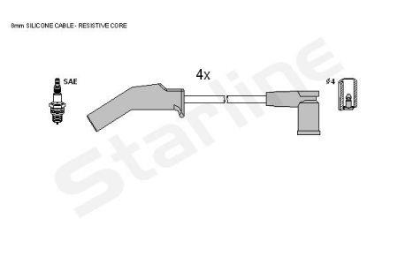 StarLine ZK 9866 Ignition cable kit ZK9866