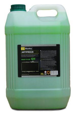 StarLine ANTIFREEZE GREEN20 Antifreeze StarLine ANTIFREEZE GREEN G11 green, ready to use -40, 20L ANTIFREEZEGREEN20