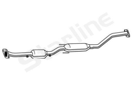 StarLine 99.40.904 Catalytic Converter 9940904