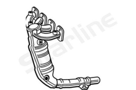 StarLine 99.40.817 Catalytic Converter 9940817