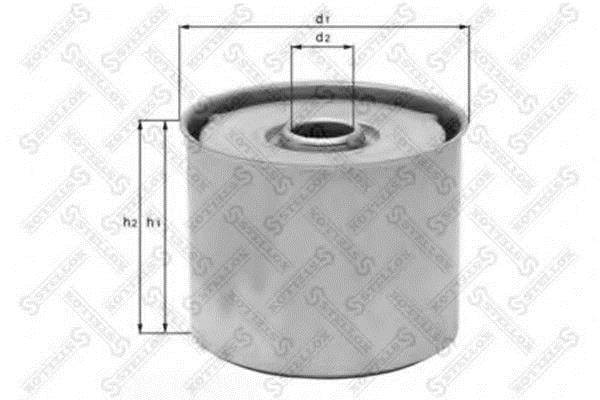Automotive fuel filter Renault 21: 2100024SX Stellox Fuel filter