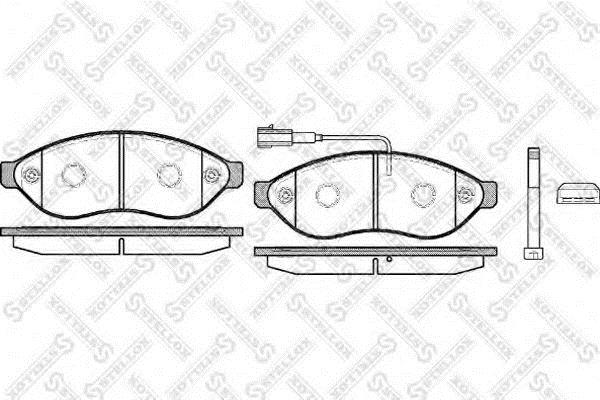 001091BSX Stellox Brake pad set