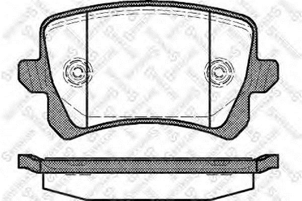 002001SX Stellox Brake pad set