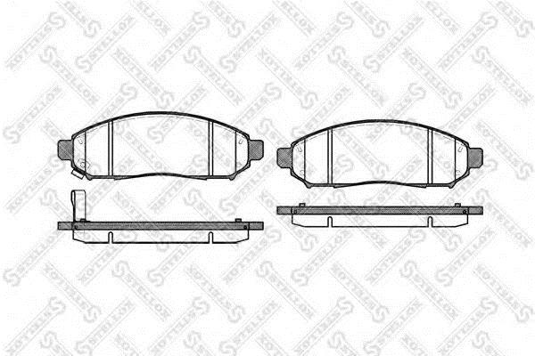 Stellox 002 014-SX Brake pad set 002014SX 002014SX Stellox Brake pad set