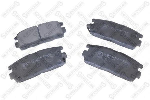 002016SX Stellox Brake pad set