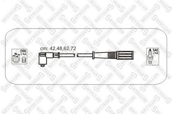 Stellox 10-38123-SX Ignition lead set 1038123SX 1038123SX Stellox Ignition lead set