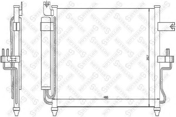 1045043SX Stellox AC Condenser
