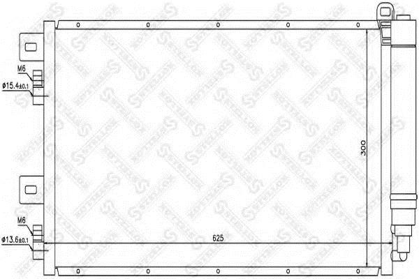 1045076SX Stellox AC Condenser