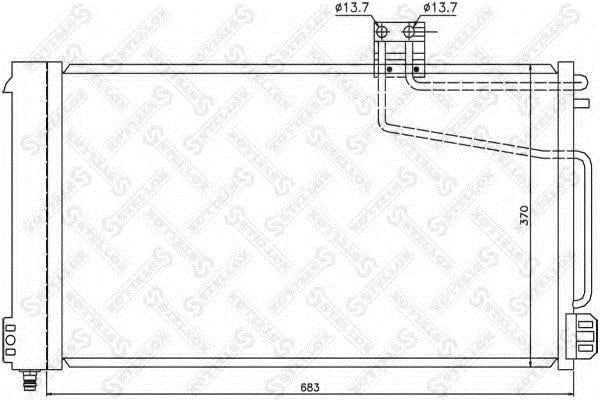 1045124SX Stellox AC Condenser